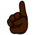 Index Pointing Up Emoji Emojidex