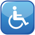 Wheelchair Symbol Emoji Emojidex