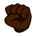 Raised Fist Emoji Emojidex