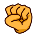 Raised Fist Emoji Emojidex
