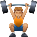 Person Lifting Weights Emoji Facebook