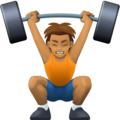 Person Lifting Weights Emoji Facebook