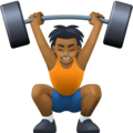 Person Lifting Weights Emoji Facebook