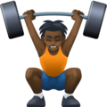Person Lifting Weights Emoji Facebook