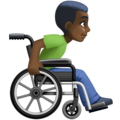 Man In Manual Wheelchair Facing Right Emoji Facebook
