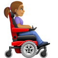 Woman In Motorized Wheelchair Facing Right Emoji Facebook