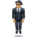 Person In Suit Levitating Emoji Facebook