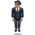 Person In Suit Levitating Emoji Facebook
