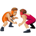 People Wrestling Emoji Facebook