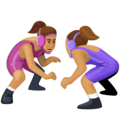Women Wrestling Emoji Facebook
