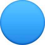 Large Blue Circle Emoji Facebook