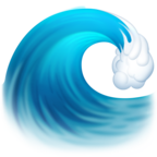 Water Wave Emoji Facebook