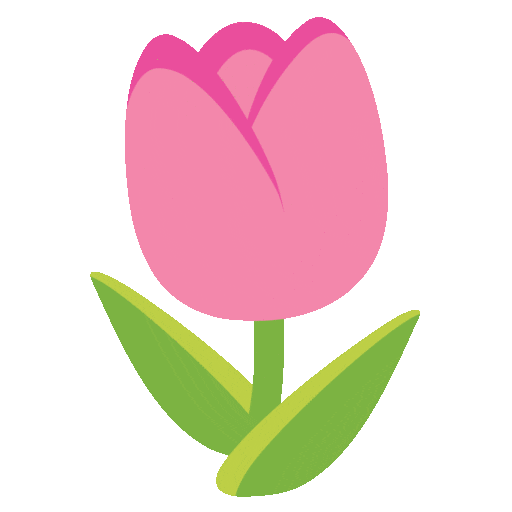 Tulip Emoji Google-animated