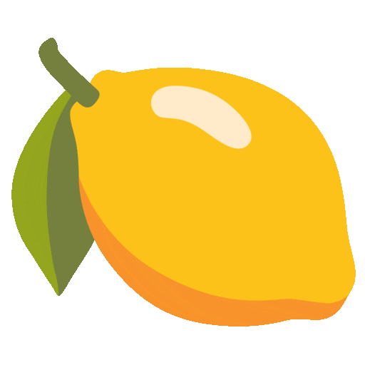 Lemon Emoji Google-animated