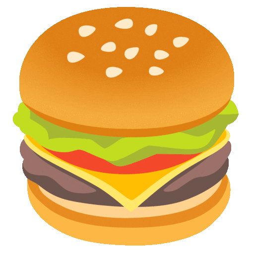Hamburger Emoji Google-animated