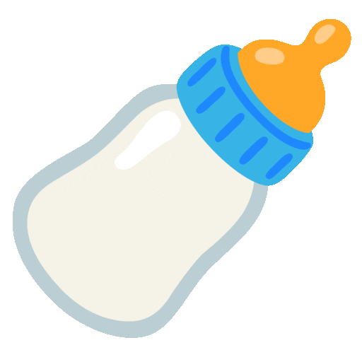 Baby Bottle Emoji Google-animated