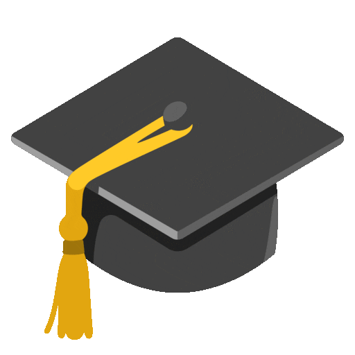 Graduation Cap Emoji Google-animated