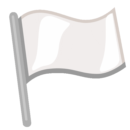 White Flag Emoji Google-animated