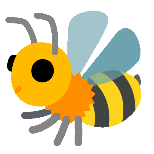 Honeybee Emoji Google-animated