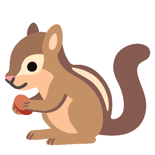 Chipmunk Emoji Google-animated