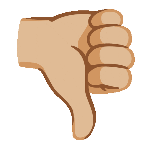 Thumbs Down Emoji Google-animated