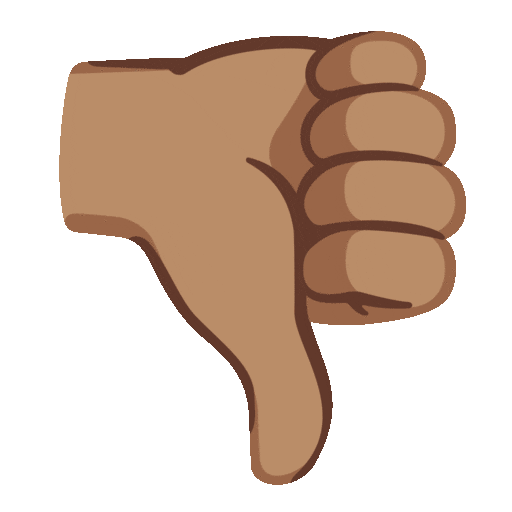 Thumbs Down Emoji Google-animated