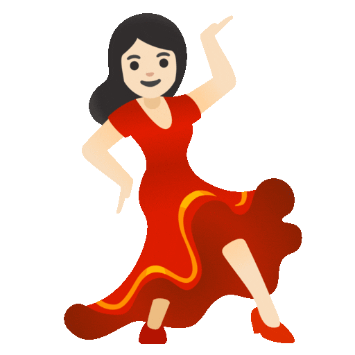 Woman Dancing Emoji Google-animated