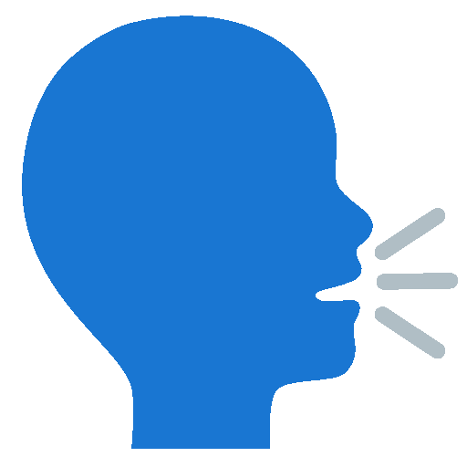 Speaking Head Emoji Google-animated