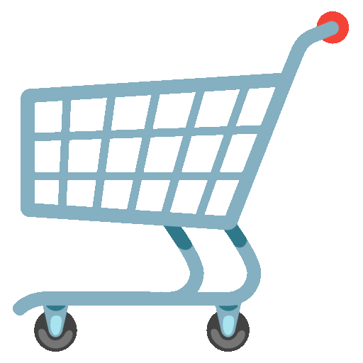Shopping Cart Emoji Google-animated