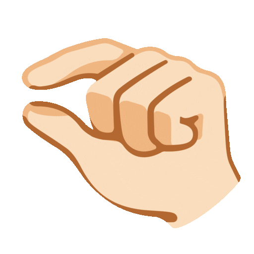 Pinching Hand Emoji Google-animated
