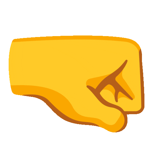 Right Facing Fist Emoji Google-animated