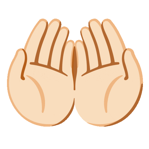 Palms Up Together Emoji Google-animated