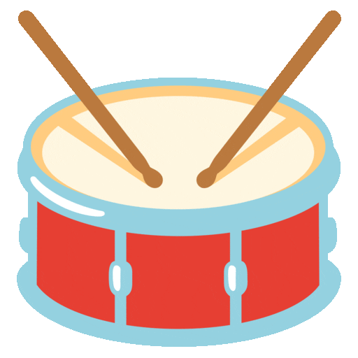 Drum Emoji Google-animated
