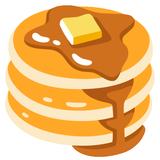 Pancakes Emoji Google-animated