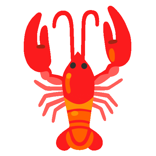 Lobster Emoji Google-animated