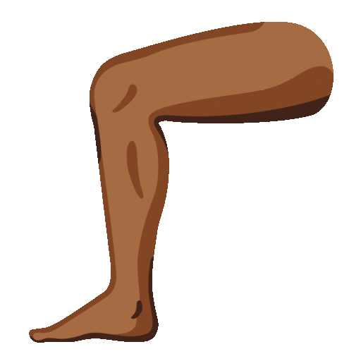 Leg Emoji Google-animated