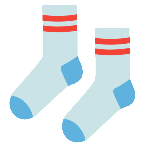 Socks Emoji Google-animated
