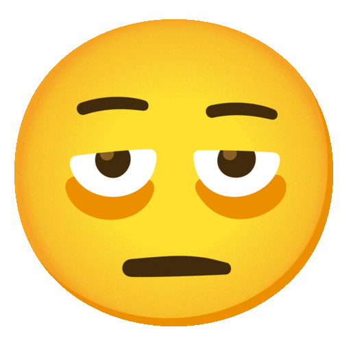 Face With Bags Under Eyes Emoji Google-animated