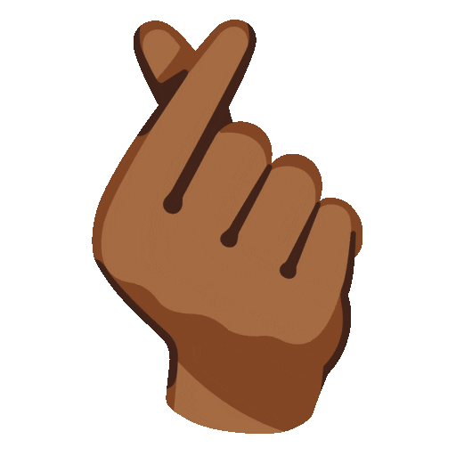 Hand With Index Finger And Thumb Crossed Emoji Google-animated