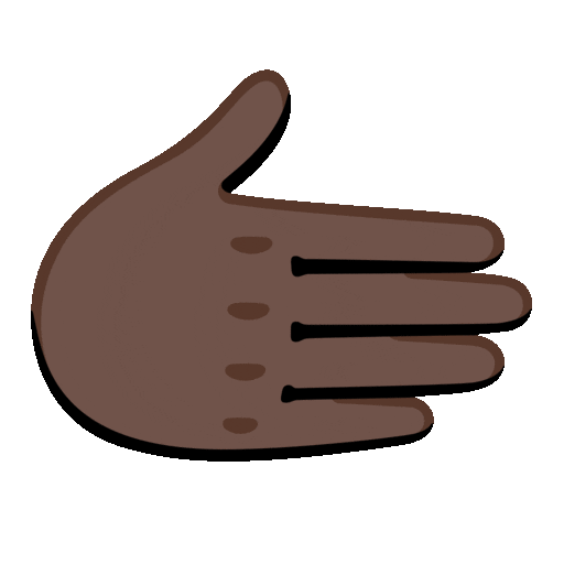 Rightwards Hand Emoji Google-animated