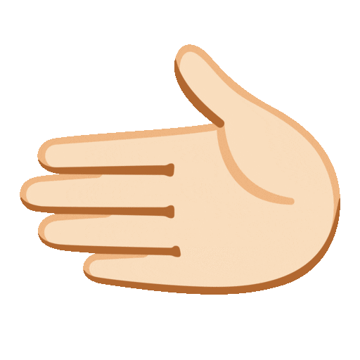 Leftwards Hand Emoji Google-animated