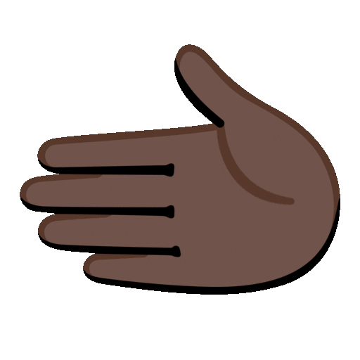 Leftwards Hand Emoji Google-animated