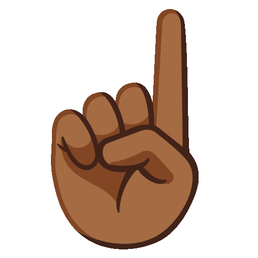 Index Pointing Up Emoji Google-animated