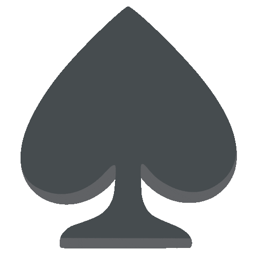 Spade Suit Emoji Google-animated