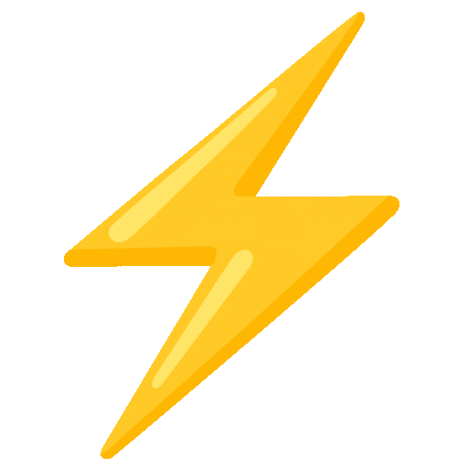 High Voltage Emoji Google-animated