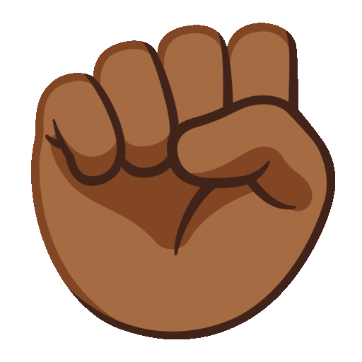 Raised Fist Emoji Google-animated