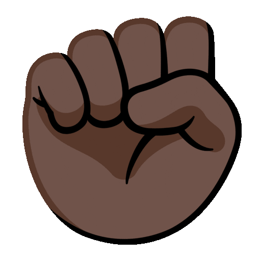 Raised Fist Emoji Google-animated