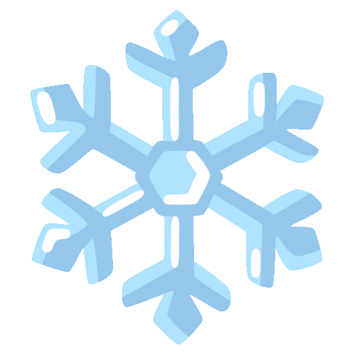 Snowflake Emoji Google-animated