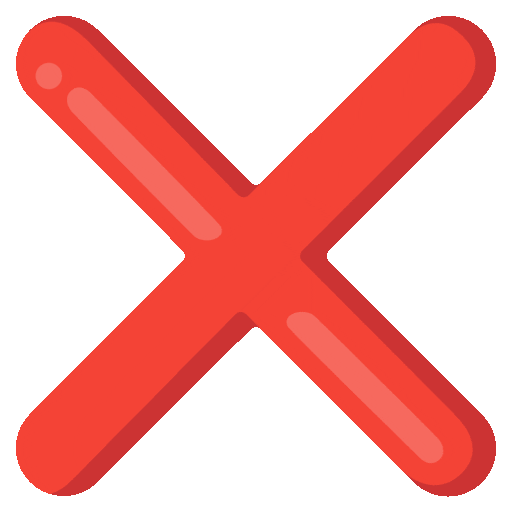 Cross Mark Emoji Google-animated