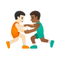 Men Wrestling Emoji Google